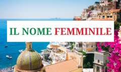 Il nome femminile